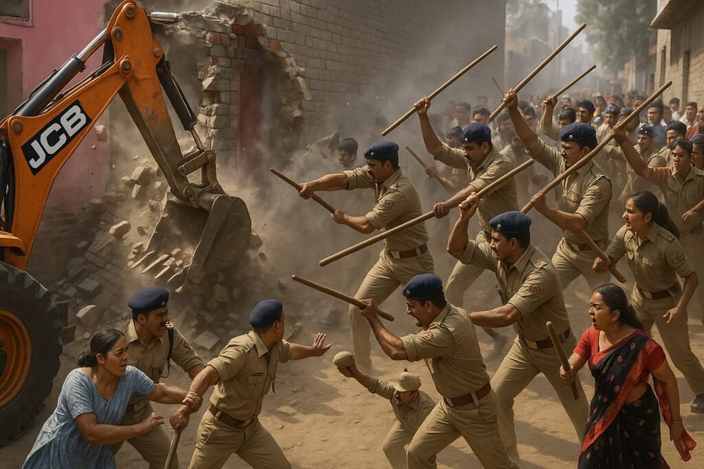 50 साल का आशियाना,5 मिनट की जेसीबी और ज़िंदगी भर का दर्द। क्या यही है सबका साथ सबका विकास…