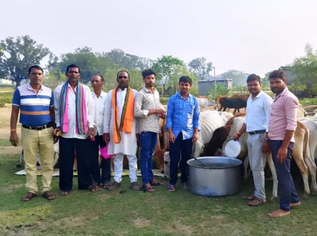 गोवर्धन पूजा पर बिर्रा गौठान में विशेष आयोजन